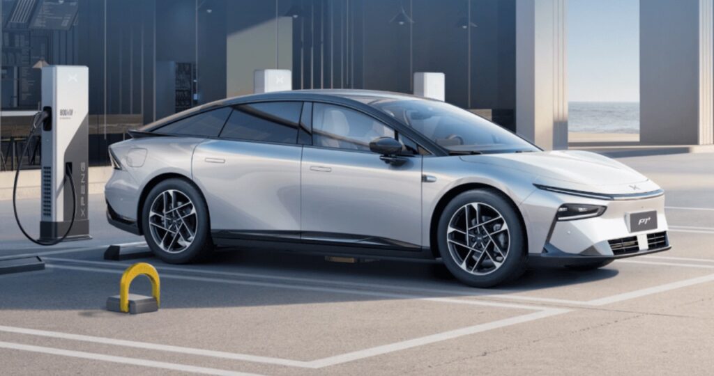 XPeng charger network.